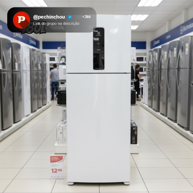 MENOR PREÇOOOO! Grandinha de 480L 😱 Geladeira Electrolux LINDAA FROST FREE 🥶🧊
