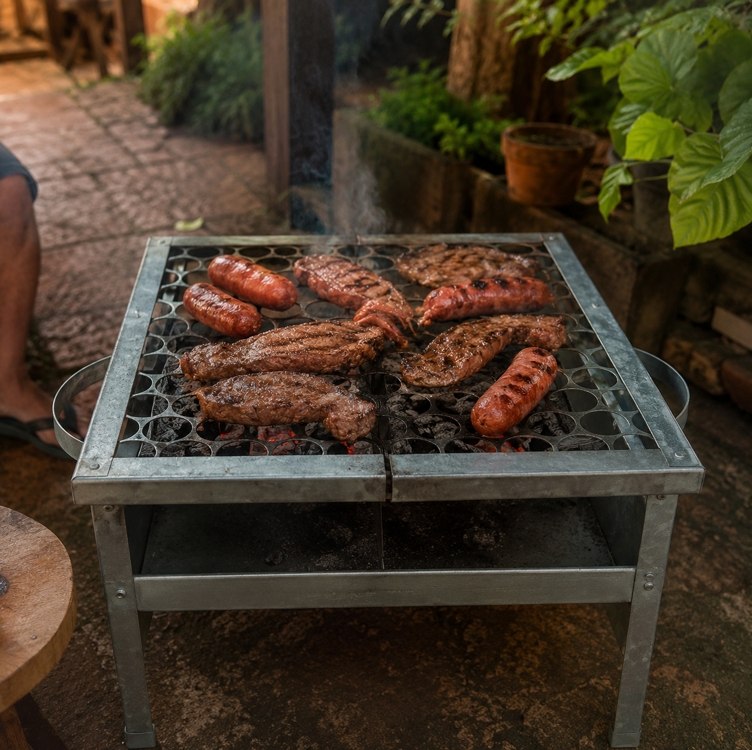 AGORA SÓ FALTA A CARNE 🤭🥩 Churrasqueira MUITO BARATAA 😱