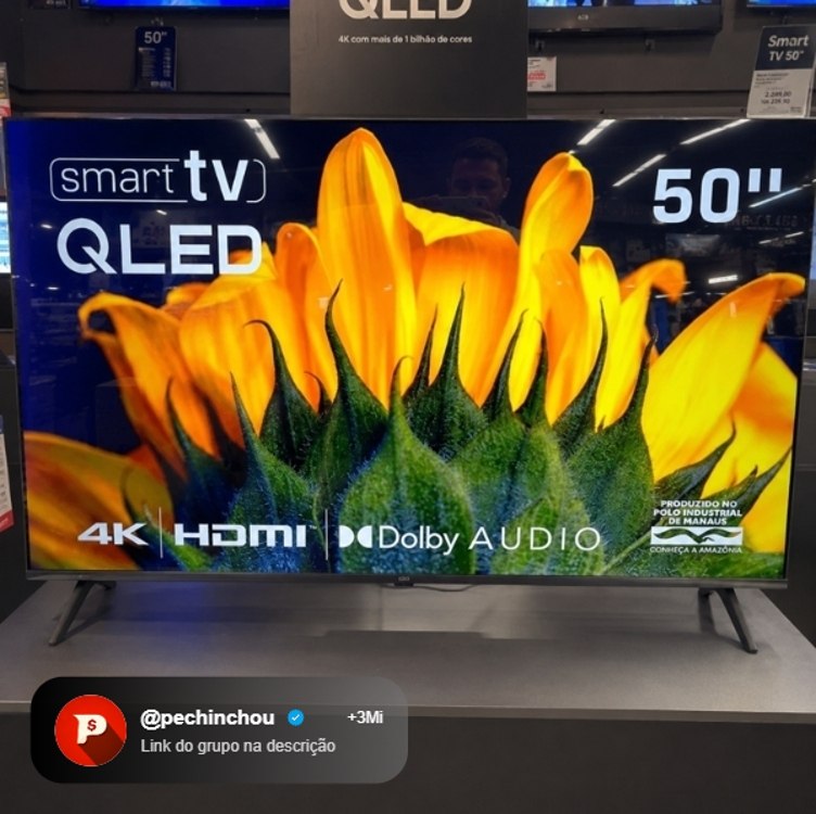 50 POLEGADAS DA HQ Com Preço de 43" 📺