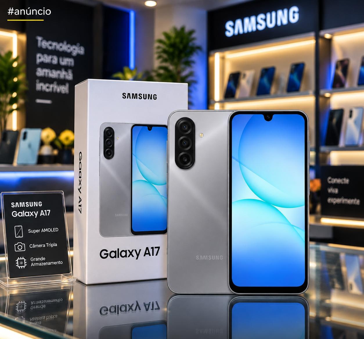 Samsung Galaxy A17 5g Com Ia, 128/4GB