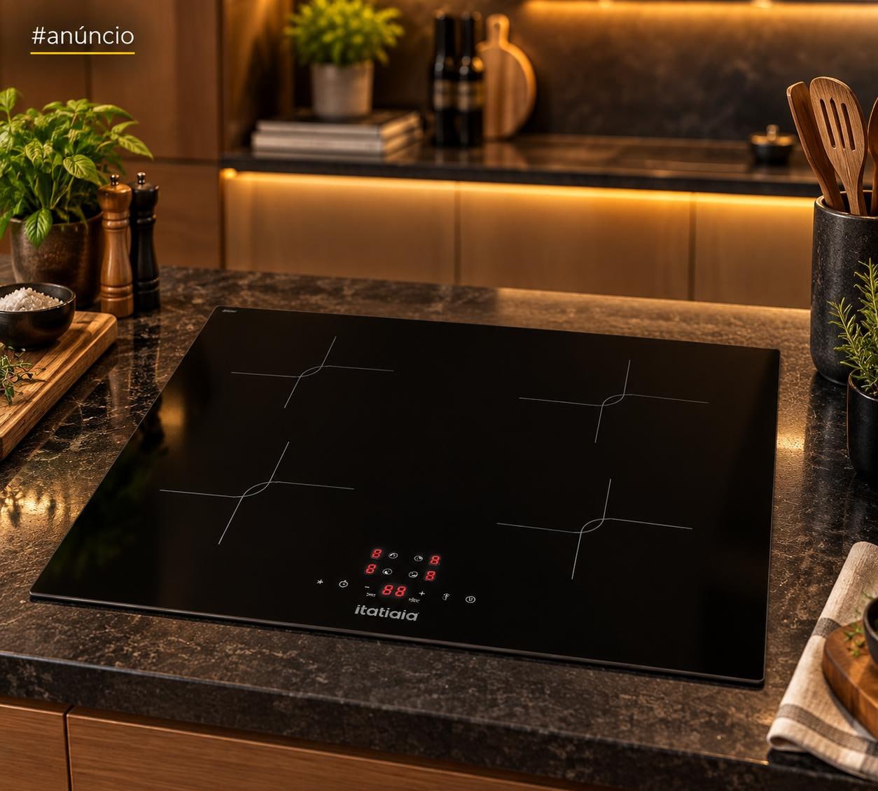 Cooktop de Indução Itatiaia Master com 4 Bocas